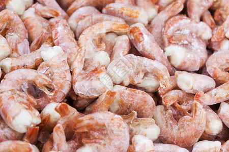 冷冻大虾 深度冷冻食品高清图片
