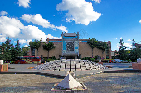 云南少数民族博物馆背景图片