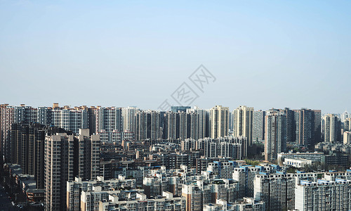 城市建筑群高空高清图片素材