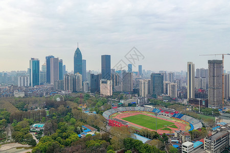 武汉中超联赛体育场背景图片
