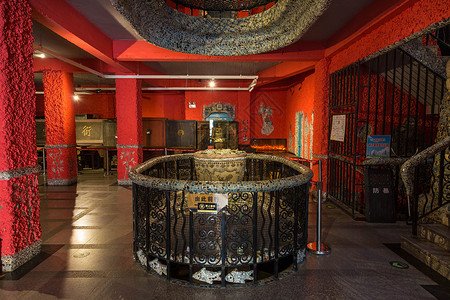 天津瓷房子内景特色建筑高清图片素材