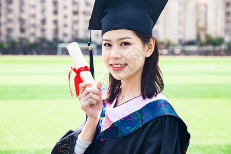 大学女生毕业       背景图片