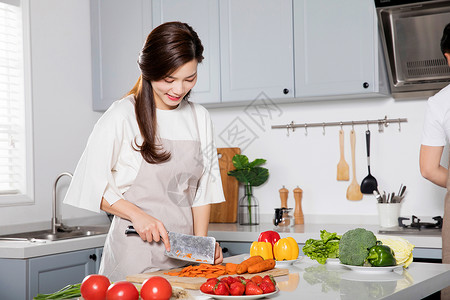 居家做饭女人做饭高清图片