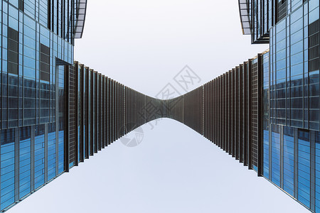 苏州金鸡湖东方之门建筑背景图片