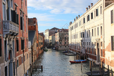 意大利威尼斯河流水道图片