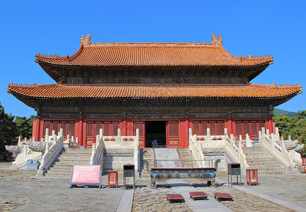 古代祭祖清东陵隆恩殿祭祖背景