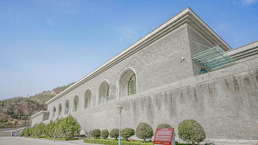 建党标志中共中央西北局纪念馆背景