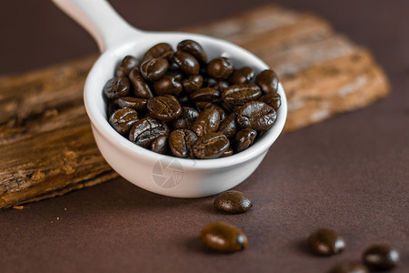 咖啡豆静物背景图片