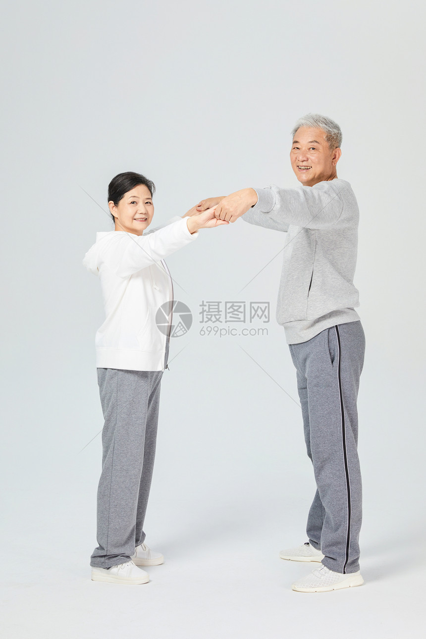 老人运动跳舞图片