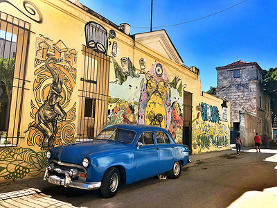 古巴特立尼达小镇图片