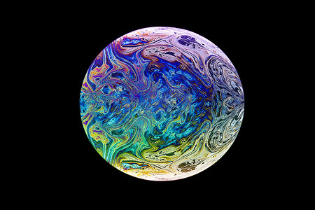 js泡泡素材色彩星球背景背景