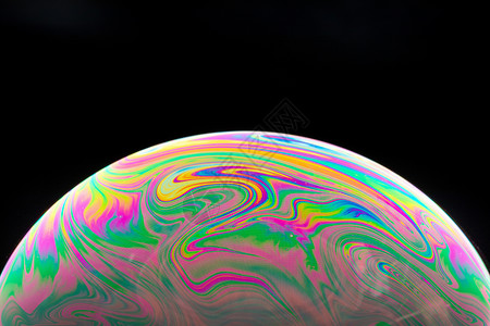 彩色的肥皂泡泡图片