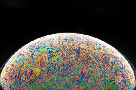 彩色的肥皂泡泡背景图片