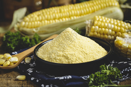 农副产品有机玉米海报玉米粉背景
