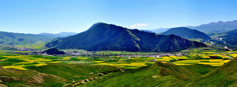 祁连山冰川自然风光背景