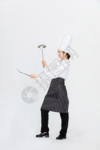 美女厨师主厨厨师机高清图片