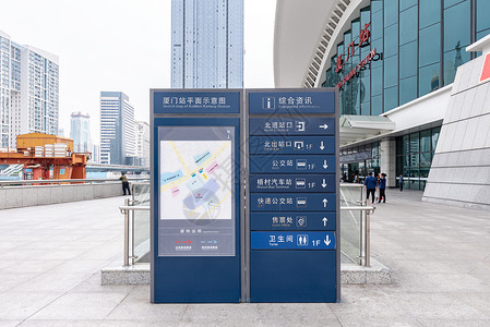 广场位置指示牌火车站指示牌背景