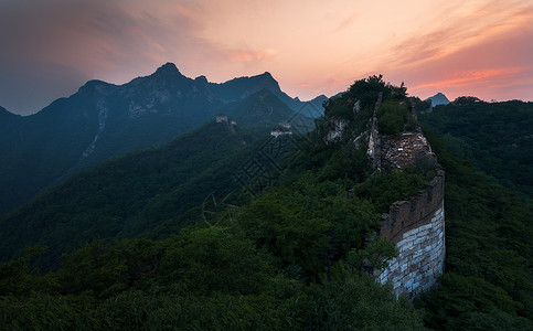 箭扣长城背景图片