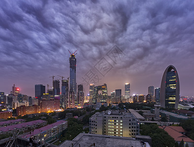 北京现代建筑群背景图片