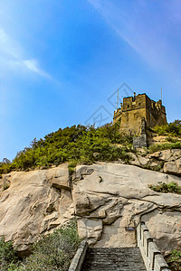 长城烽火台背景图片