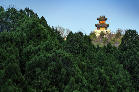 北京八大处的风景背景图片