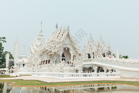 泰国旅游景点白庙高清图片