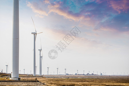 新能源发展风力发电机背景
