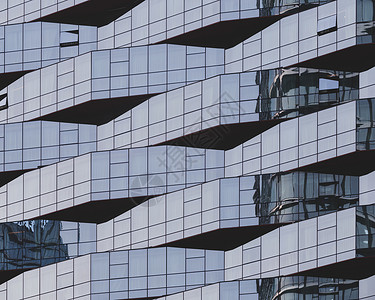 几何玻璃纹理成都市玻璃外墙建筑特写背景