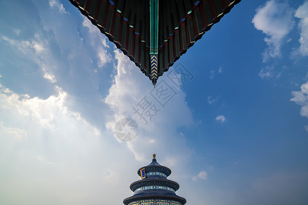 空中寺庙天坛祈年殿背景