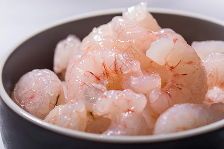 新鲜海鲜虾仁背景图片