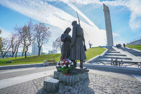 苏联卫国战争纪念馆背景图片