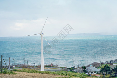 北海道最北端稚内风光背景