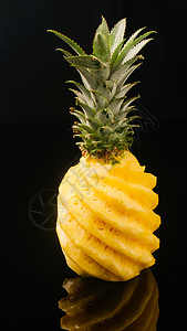 蜜香菠萝背景图片