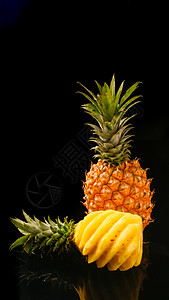 香水菠萝背景图片
