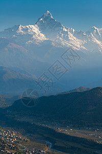 安纳普纳山尼泊尔博卡拉高清图片