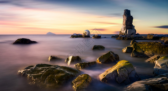 止锚湾海岸风光背景