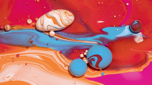彩色蜗牛创意抽象彩色背景背景