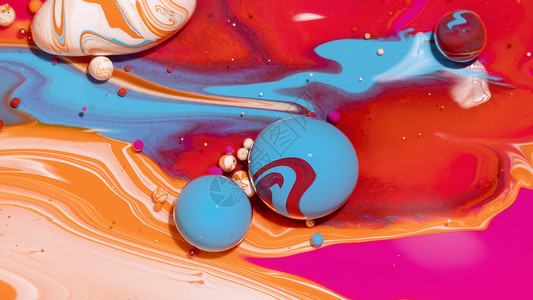 高清丙烯素材创意抽象彩色背景背景