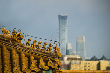 北京故宫的古与今图片