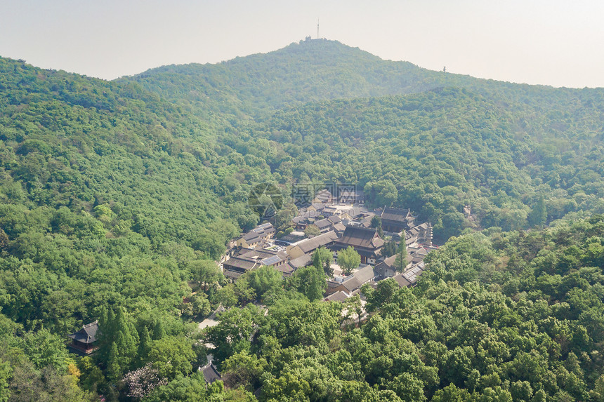 栖霞山风景区航拍图片