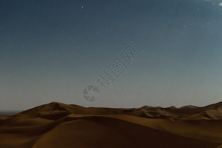 黑夜ps素材沙漠星空风光背景