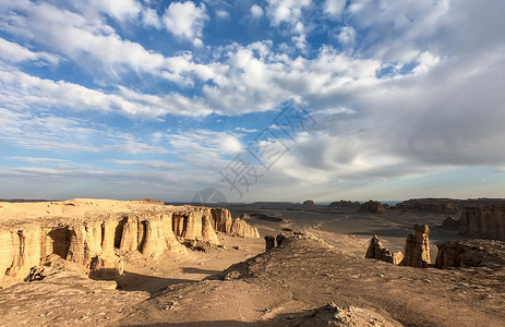 各种形态的云雅丹风景隔壁地貌隔壁背景