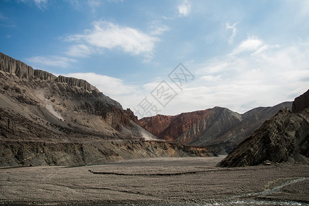 自然景观戈壁雅丹河谷悬崖纹理素材背景高清图片