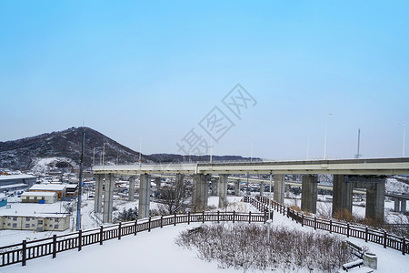 北海道白鸟大桥图片
