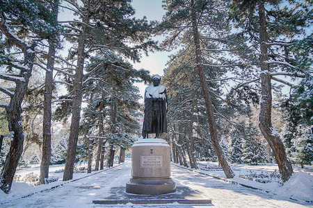潘菲洛夫28勇士纪念公园背景