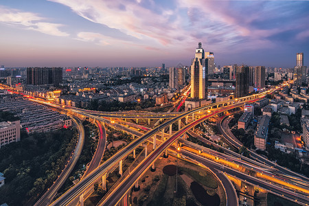 合肥市政府合肥立交桥背景