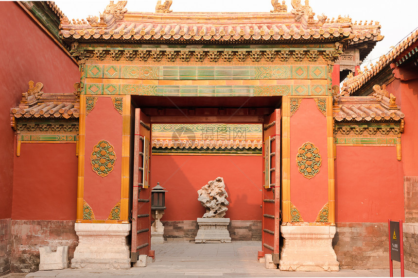 北京故宫博物馆宫门图片