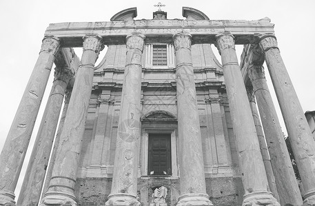 意大利古罗马遗址景区古代教堂古建筑高清图片素材
