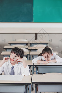 小学生教室考试背景图片