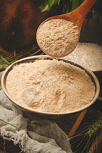 杂粮米糠养生米糠高清图片